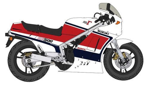Hasegawa 621753 1/12 Suzuki RG500, Frühe Version