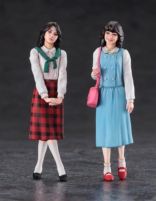 Hasegawa 29108 1/24 80s Girls figures, 2 kits