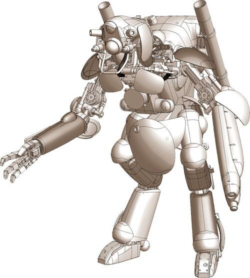 Hasegawa 64005 1/20 Humanoid Unmanned Interceptor Grosser Hund