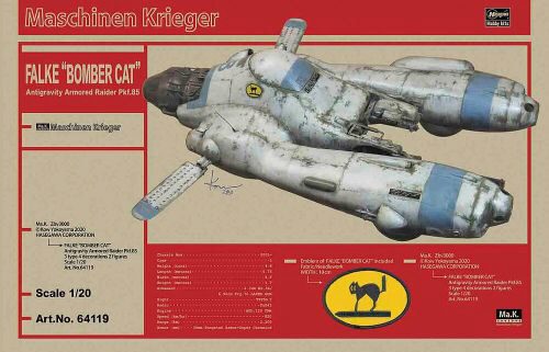 Hasegawa 64119 1/20 Pkf 85 Falke, bomber cat, mit Aufnäher
