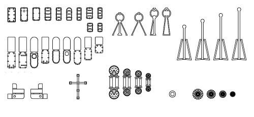 Hasegawa  QG73 1/700 Japanische Schiffe, Aufrüstteile Set B
