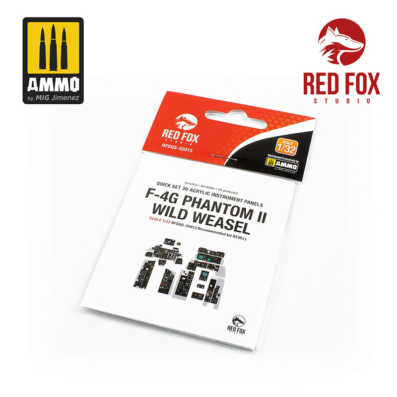 Red Fox Studios RFSQS-32013 F-4G Phantom II "Wild Weasel" (for Revell kit)