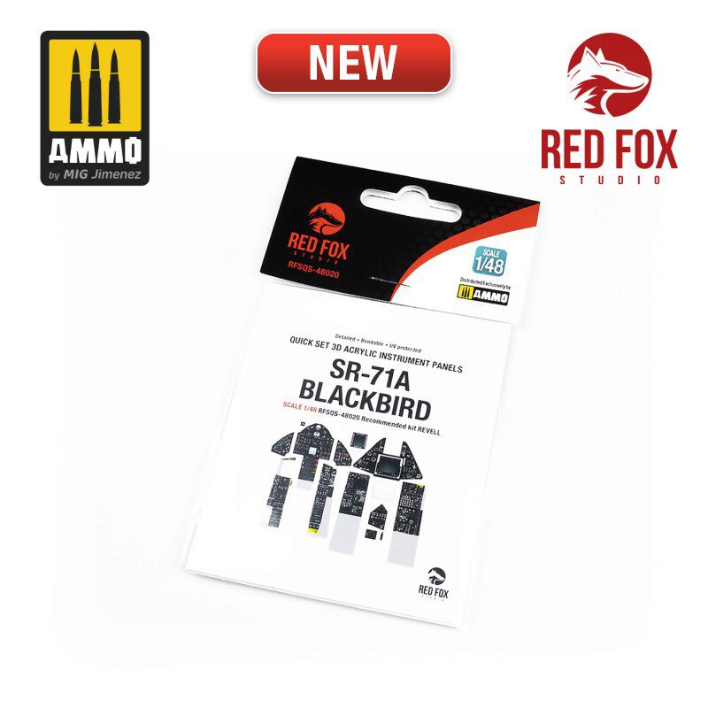 Red Fox Studios RFSQS-48020 1/48 SR-71A Blackbird(for Revell kit) 