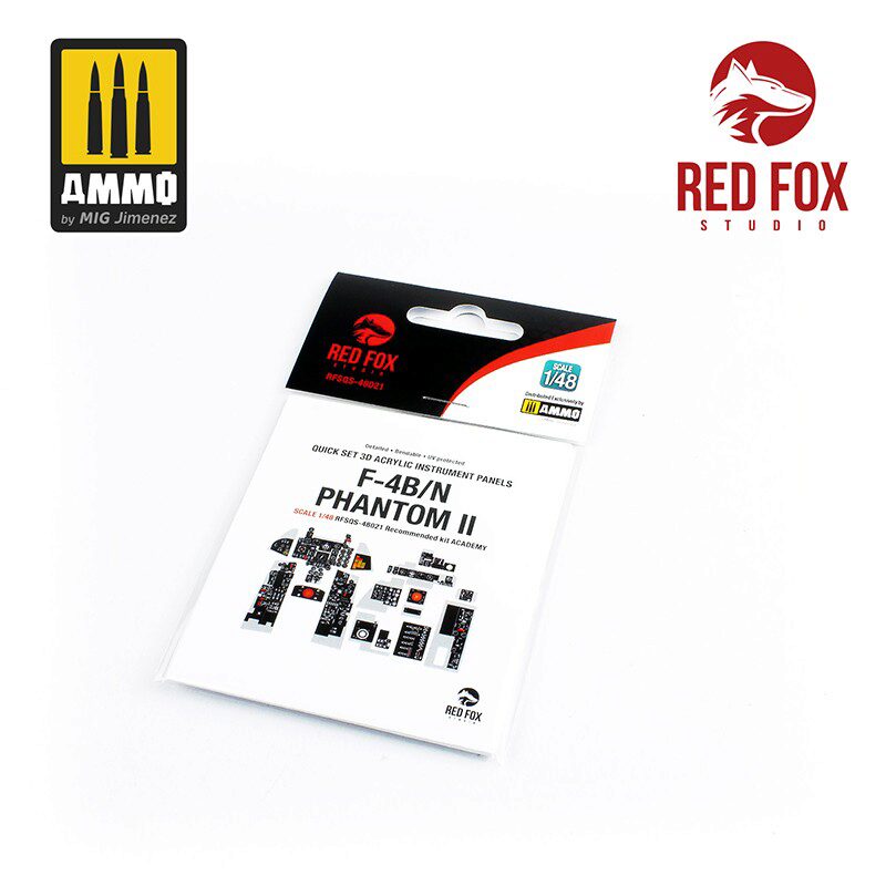 Red Fox Studios RFSQS-48021 1/48 F-4B/N Phantom II (for Academy kit) 