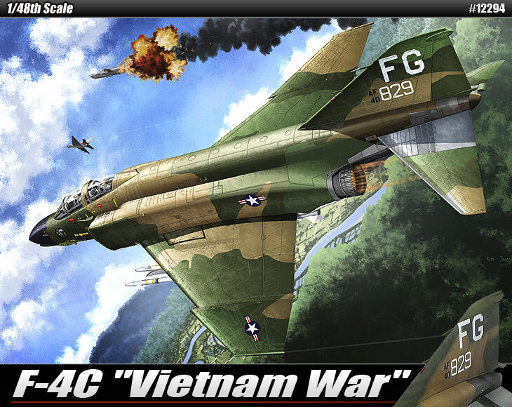 ACADEMY 12294 1/48 USAF F-4C Vietnamese War