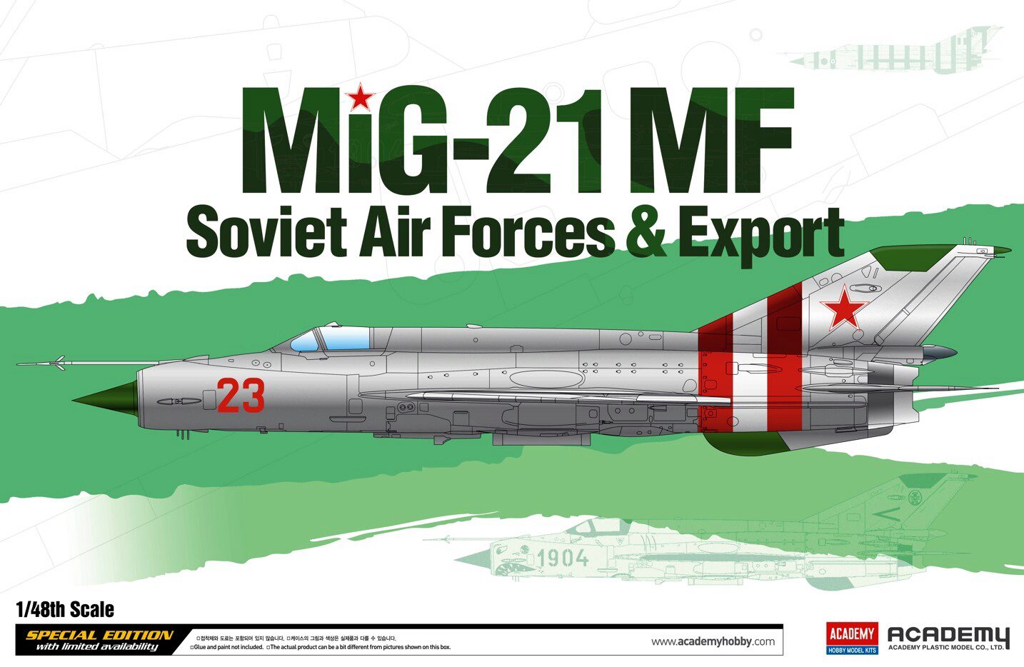 ACADEMY 12311 1/48 MiG-21 MF Soviet Airforce e Export