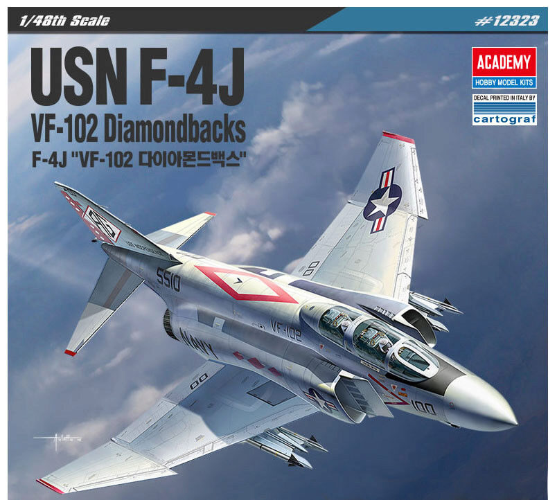 ACADEMY 12323 1/48 USN F-4J VF-102 Diamondbacks