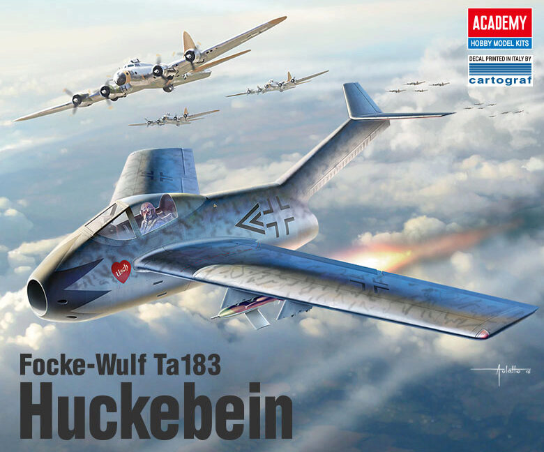 ACADEMY 12327 1/48 Focke-Wulf Ta-183 Huckebein