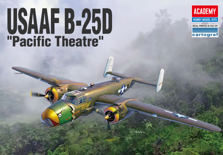 ACADEMY 12328 1/48 USAAF B-25D "Pacific Theatre"
