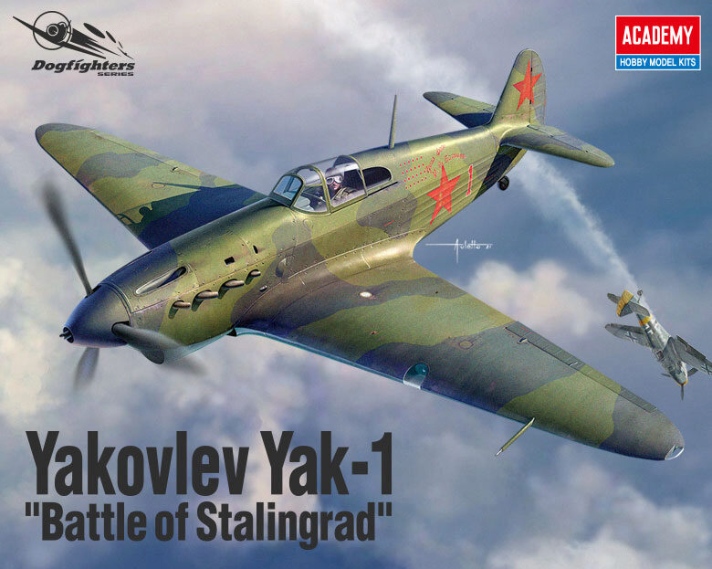 ACADEMY 12343 1/48 Yakovlev Yak-1 "Battle of the Stalingrad"