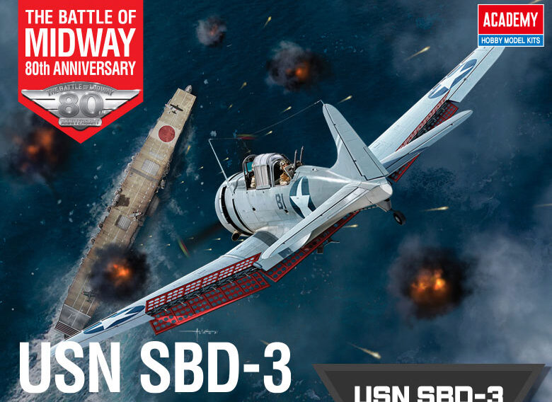 ACADEMY 12345 1/48 USN SBD-3 " The Battle of Midway" 80th Anniversary