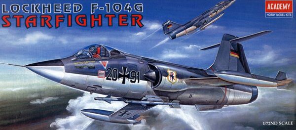 ACADEMY 12443 1/72 Lockheed F-104G Starfighter