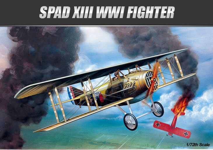 ACADEMY 12446 1/72 Spad XIII WWI Fighter