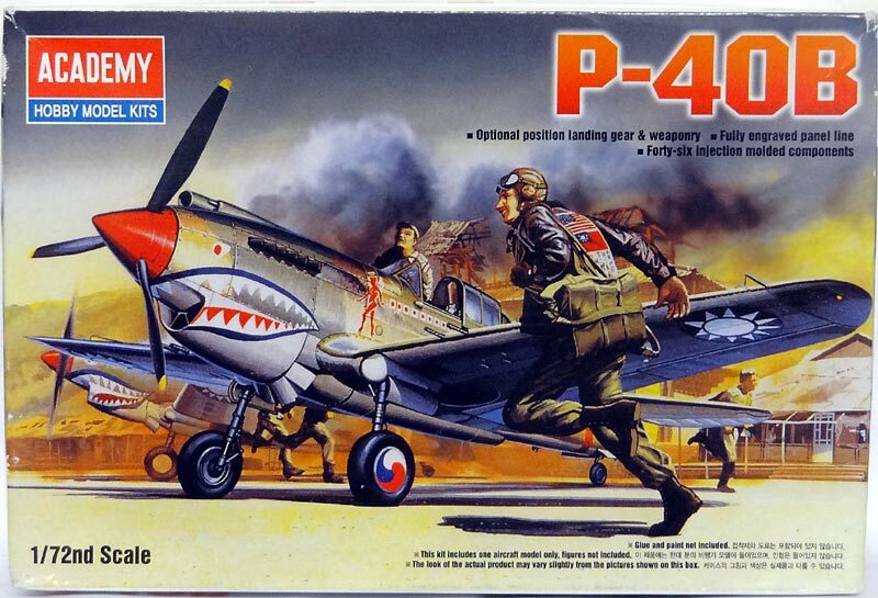 ACADEMY 12456 1/72 Curtiss P-40B Tomahawk