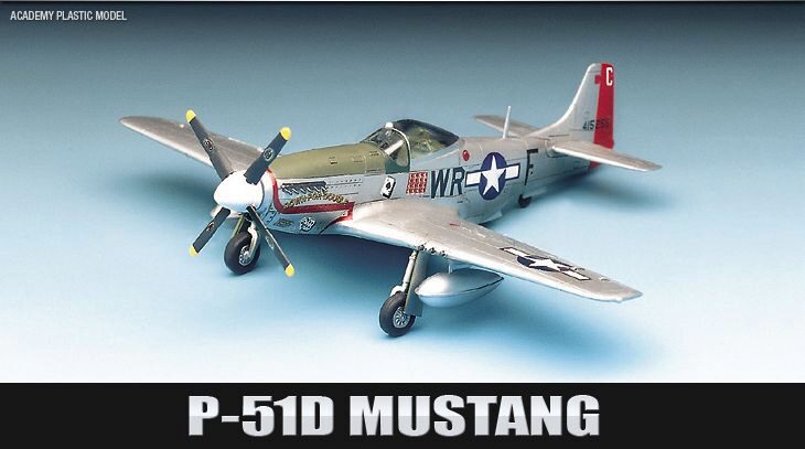 ACADEMY 12485 1/72 P-51D Mustang
