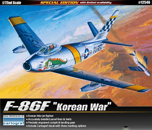 ACADEMY 12546 1/72 USAF F-86F "Korean War"