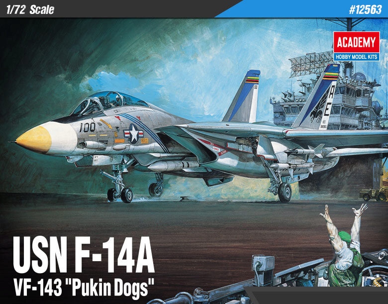 ACADEMY 12563 1/72 USN F-14A VF-143 "Pukin Dogs"