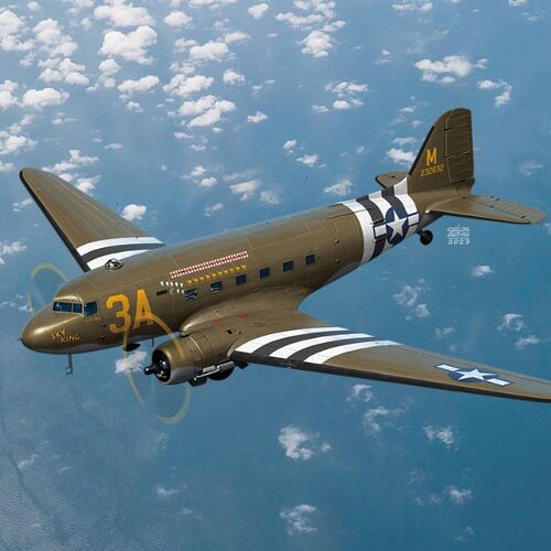 ACADEMY 12633 1/144 USAAF C-47 Skytrain