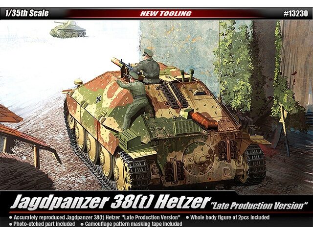 ACADEMY 13230 1/35 Jagdpanzer 38(t) Hetzer "Late Version"