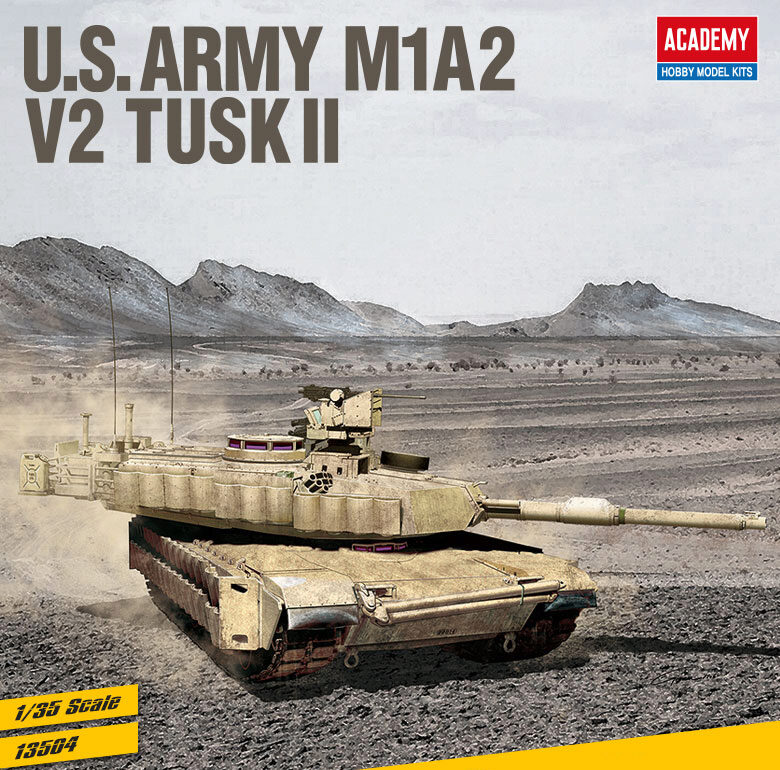 ACADEMY 13504 1/35 U.S. Army M1A2 V2 Tusk II [Limited Edition]