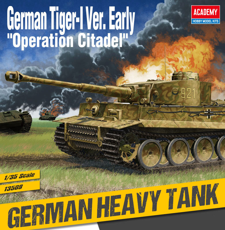 ACADEMY 13509 1/35 German Tiger-I Early Version "Operation Citadel"