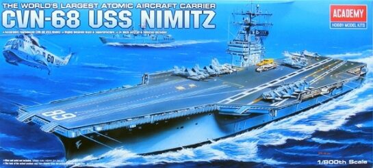 ACADEMY 14213 1/800 USS Nimitz