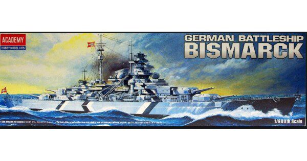 ACADEMY 14218 1/800 Battleship Bismarck