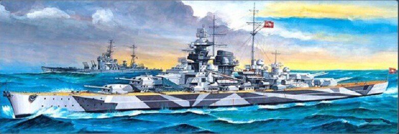 ACADEMY 14219 1/800 German Battleship Tirpitz