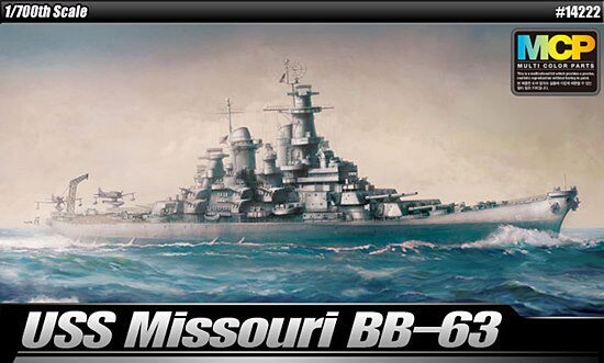ACADEMY 14222 1/700 USS Missouri BB-63 MCP