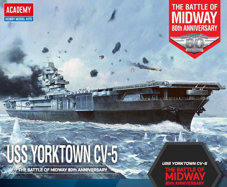 ACADEMY 14229 1/700 USS Yorktown CV-5 The Battle of Midway 80th Anniversary