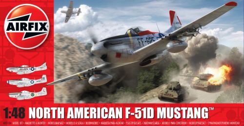 Airfix A05136 North American F51D Mustang