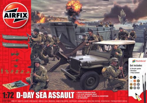 Airfix A50156A D-Day 75th Anniversary Sea Assault Gift Set