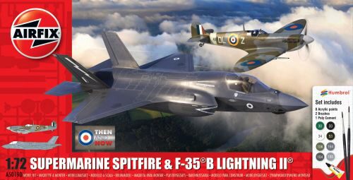 Airfix A50190 Then and Now Spitfire Mk.Vc &amp  F-35B Lightning II
