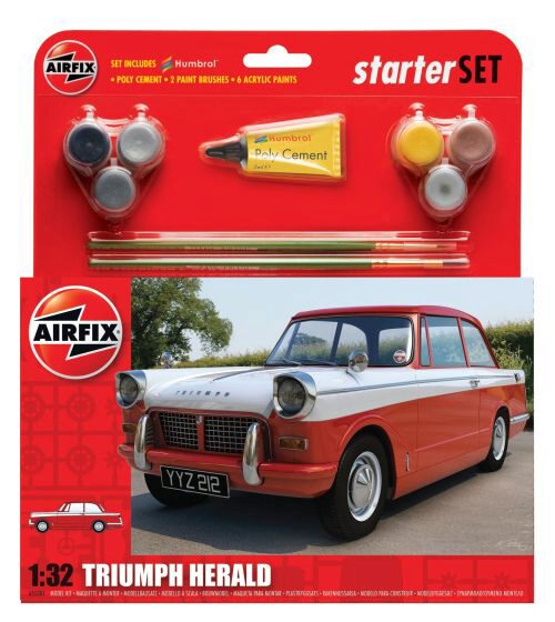 Airfix A55201 Starter Set Med Triumph Herald (new)