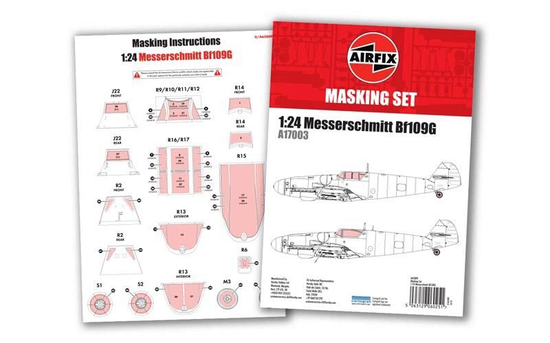 Airfix A65009 Masking Set Messerschmitt Bf109G-5/G-6
