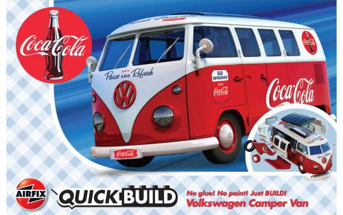 Airfix J6047 QUICKBUILD Coca-Cola VW Camper Van