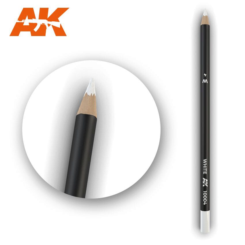 AK AK10004 Watercolor Pencil White