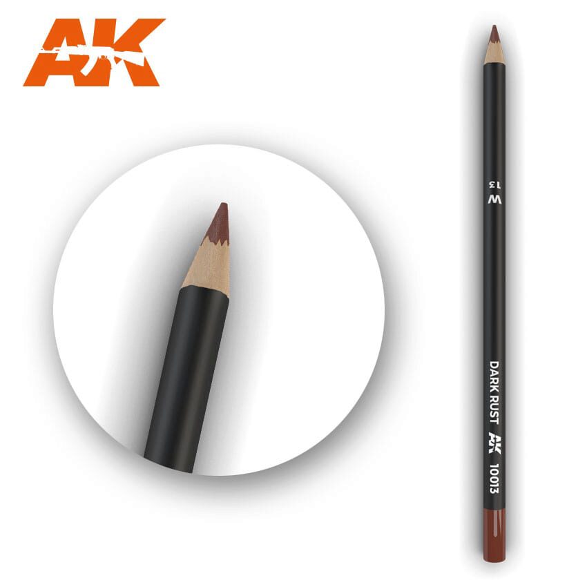 AK AK10013 Watercolor Pencil Dark Rust