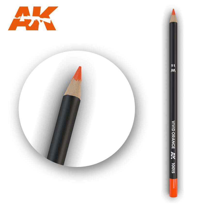 AK AK10015 Watercolor Pencil Vivid Orange
