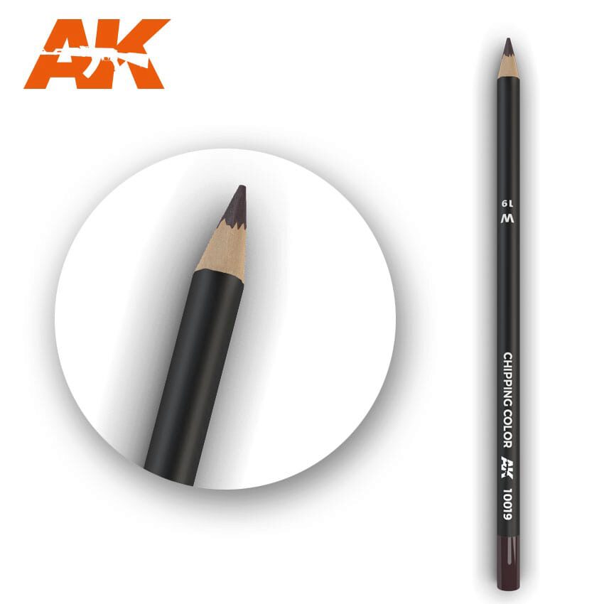 AK AK10019 Watercolor Pencil Chipping Color