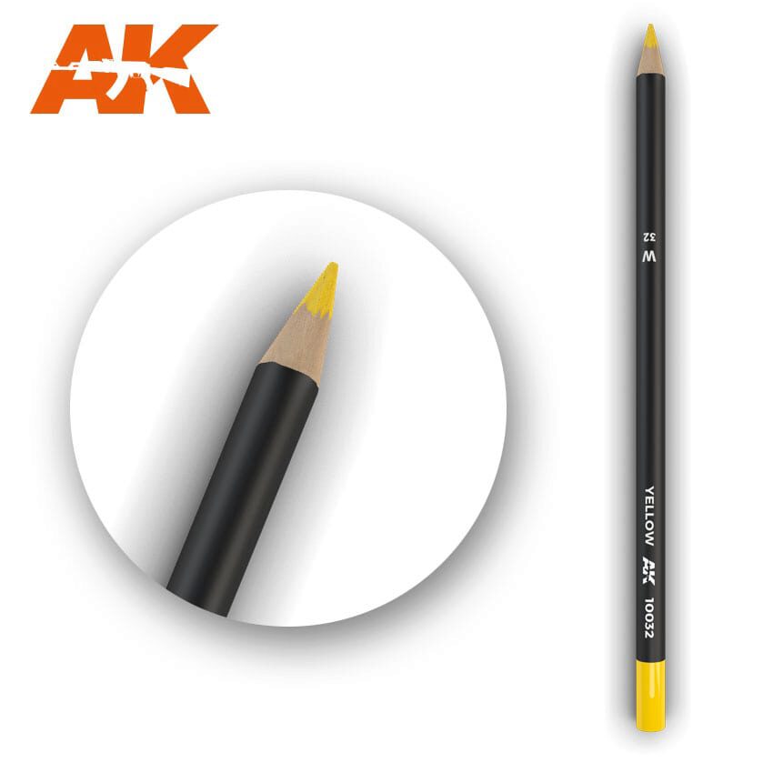 AK AK10032 Watercolor Pencil Yellow