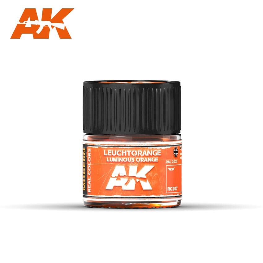 AK RC207 Leuchtorange-Luminous Orange RAL 2005 10ml