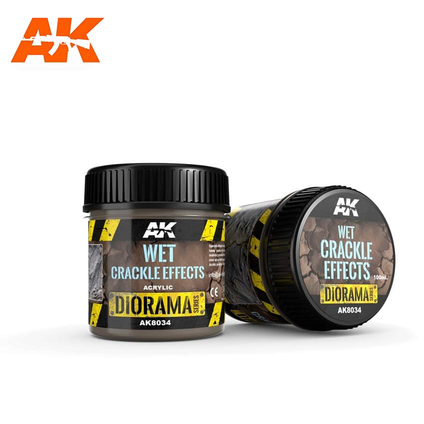 AK AK8034 WET CRACKLE EFFECTS - 100ml (Acrylic)