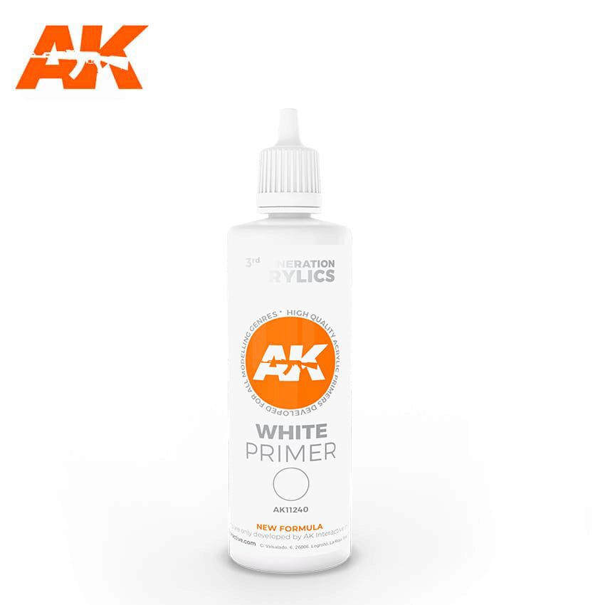 AK AK11240 3rd gen. White Primer 100 ml
