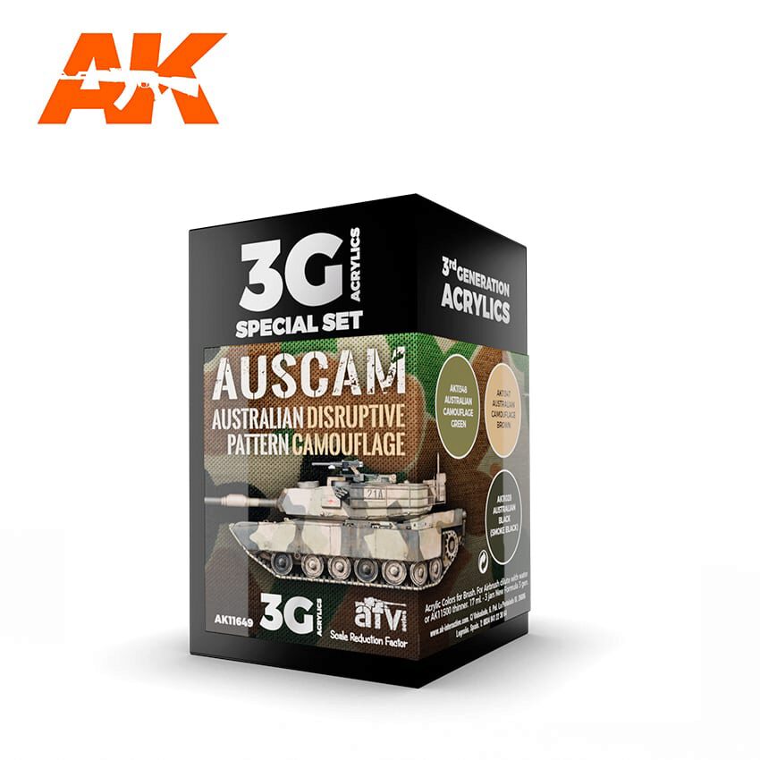 AK AK11649 AUSCAM COLORS SET 3G