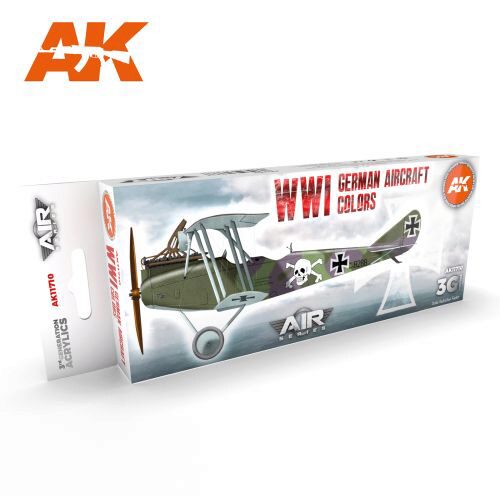 AK AK11710 WWI German Aircraft Colors SET 3G