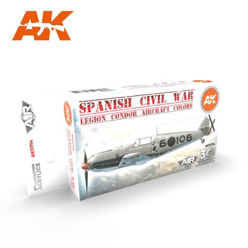 AK AK11714 Spanish Civil War. Legion Condor Aircraft  SET 3G