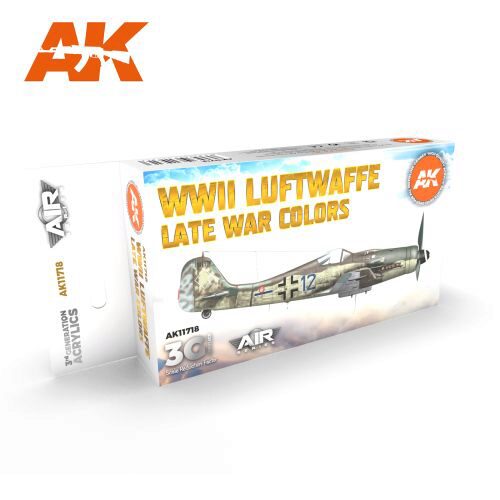 AK AK11718 WWII Luftwaffe Late War Colors SET 3G