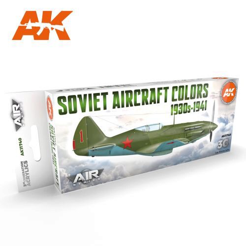 AK AK11740 Soviet Aircraft Colors 1930s-1941 SET 3G