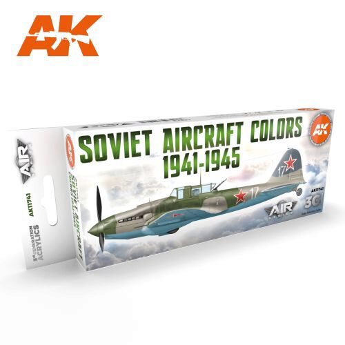 AK AK11741 Soviet Aircraft Colors 1941-1945 SET 3G